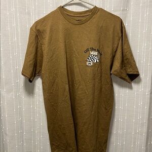 Vans Brown Short Sleeve Tee Earthy Cotton Comfort